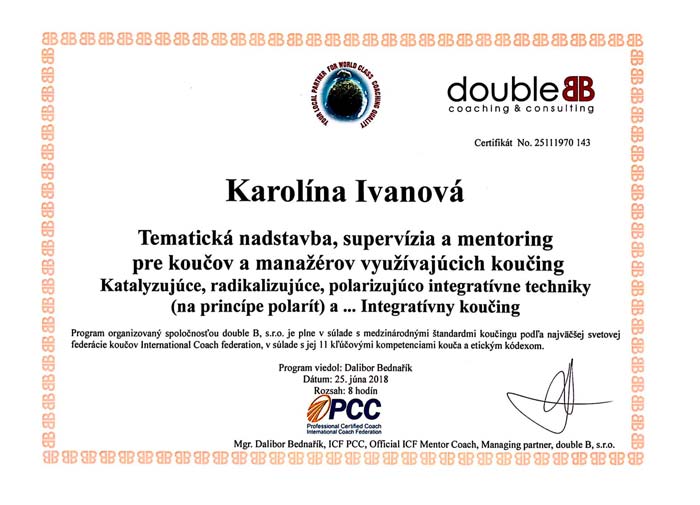 kajakoučing certifikát 2